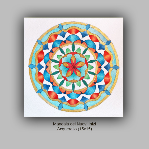 Mandala dell'evoluzione. Il disegno geometrico invita a gioire per le nuove possibilità emergenti