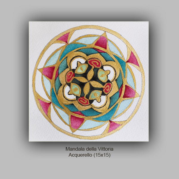 Mandala dell'evoluzione. Il disegno geometrico è simbolo della vittoria della mente poetica sulla mente razionale